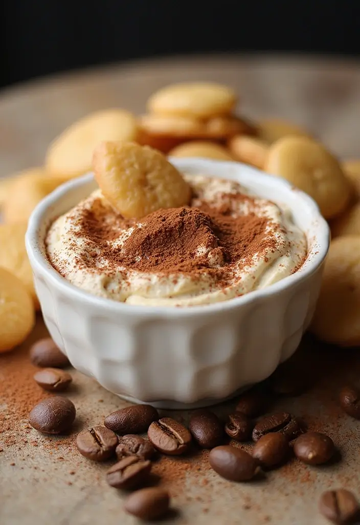 27 Cream Cheese Dessert Dip Recipes for Sweet Tooths - 13. Tiramisu Cream Cheese Dip