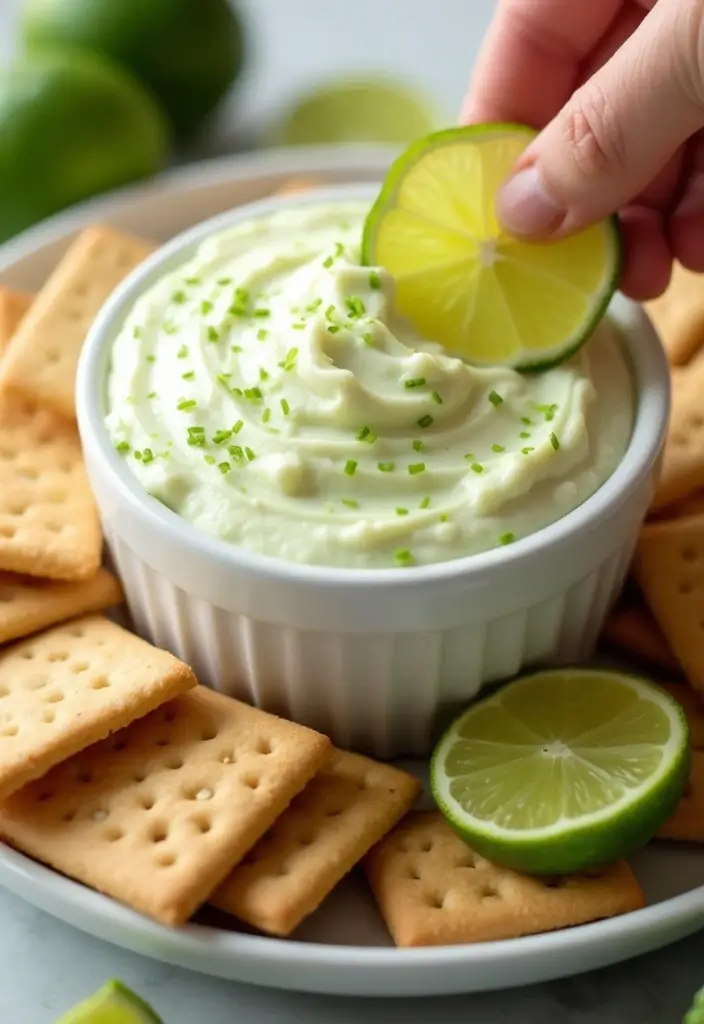 27 Cream Cheese Dessert Dip Recipes for Sweet Tooths - 14. Key Lime Pie Cream Cheese Dip