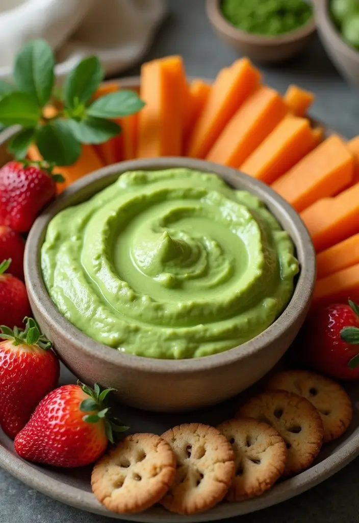 27 Cream Cheese Dessert Dip Recipes for Sweet Tooths - 18. Matcha Green Tea Cream Cheese Dip