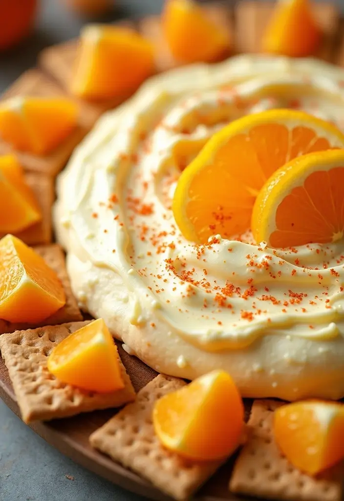 27 Cream Cheese Dessert Dip Recipes for Sweet Tooths - 21. Orange Creamsicle Dip