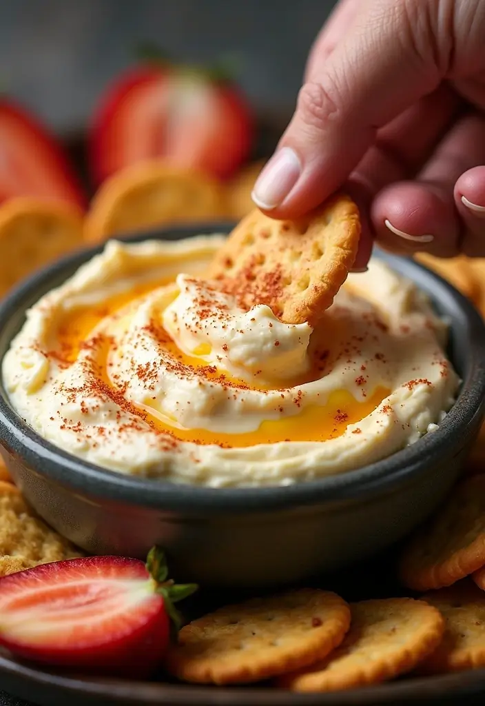 27 Cream Cheese Dessert Dip Recipes for Sweet Tooths - 26. Spicy Sweet Cream Cheese Dip