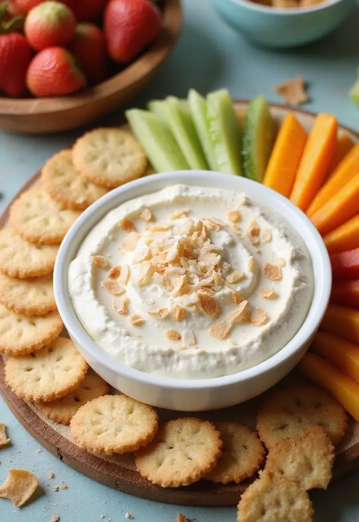 27 Cream Cheese Dessert Dip Recipes for Sweet Tooths - 9. Coconut Cream Pie Dip