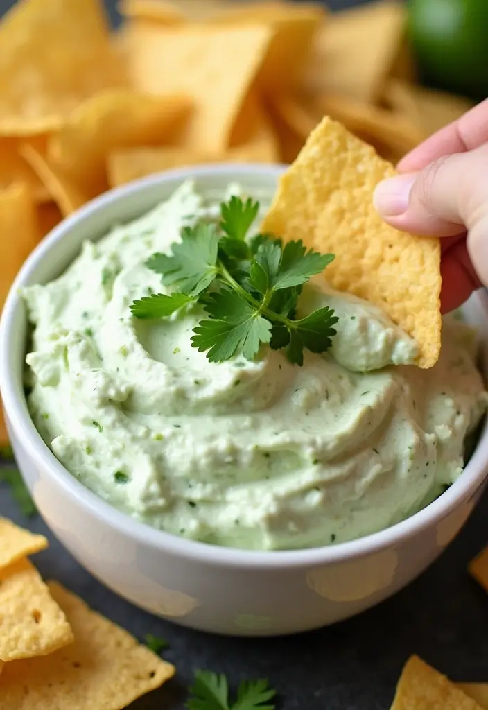 27 Cream Cheese Dip Recipes for Every Occasion - 17. Cilantro Lime Cream Cheese Dip
