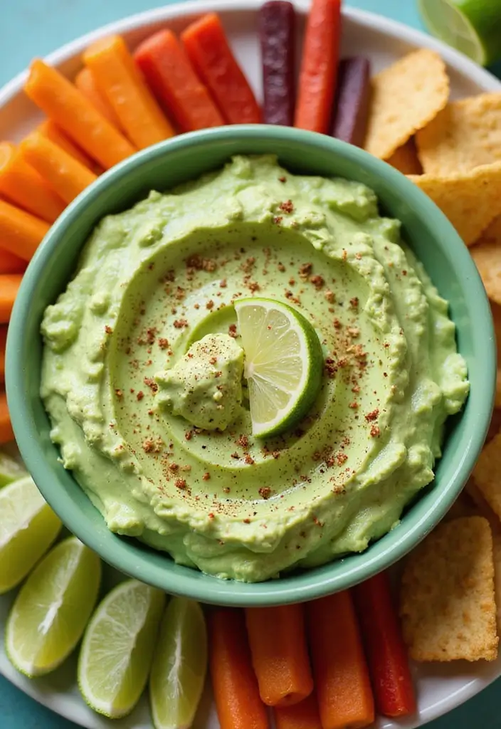 27 Cream Cheese Dip Recipes for Every Occasion - 4. Zesty Avocado Cream Cheese Dip