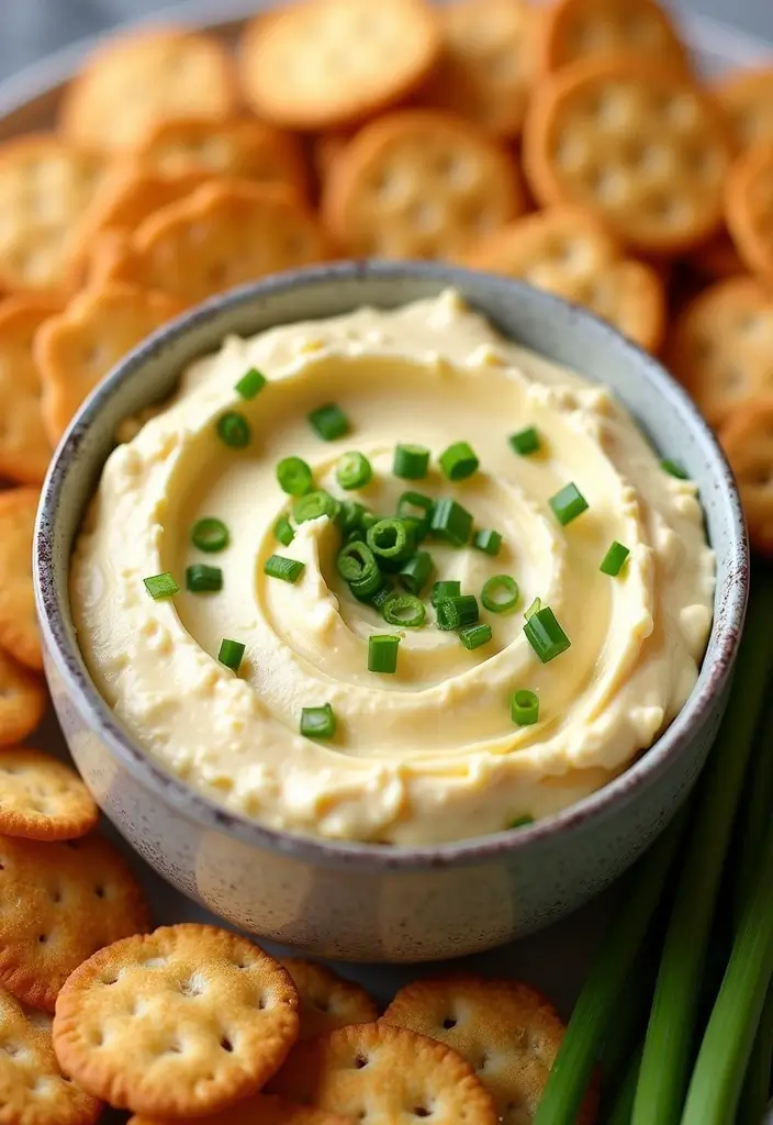 27 Crowd-Pleasing Crock Pot Dip Recipes for Your Next Gathering - 10. Vegan Cheese and Chive Dip