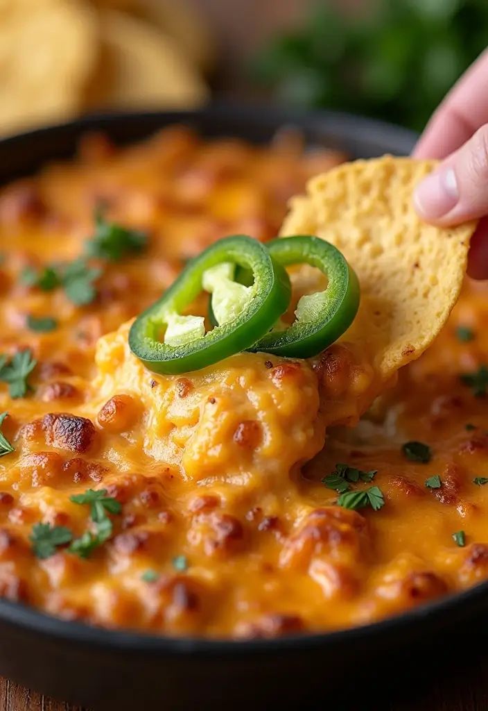 27 Easy 3 Ingredient Cheese Dip Recipes Ready Fast - 23. Cheesy Jalapeño Popper Dip