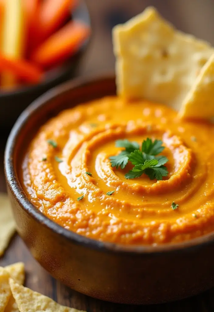 27 Easy 3 Ingredient Cheese Dip Recipes Ready Fast - 24. Sweet Potato Cheese Dip