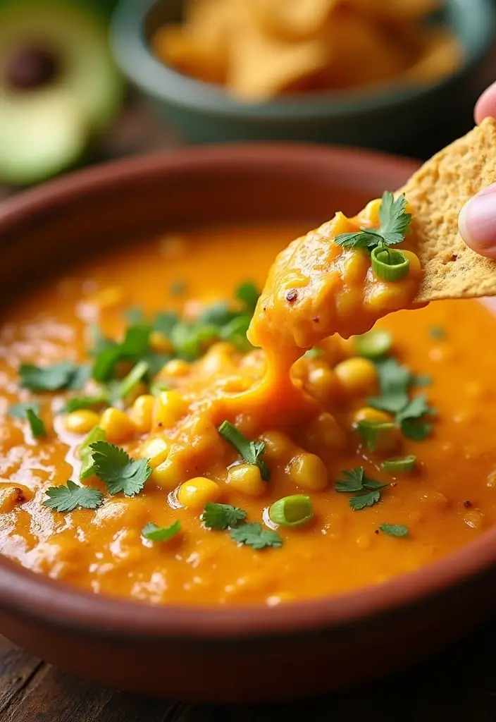 27 Easy 3 Ingredient Cheese Dip Recipes Ready Fast - 26. Mexican Street Corn Cheese Dip