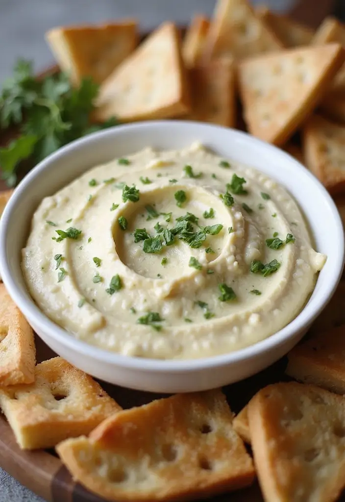 27 Easy 3 Ingredient Cheese Dip Recipes Ready Fast - 3. Creamy Garlic Cheese Dip