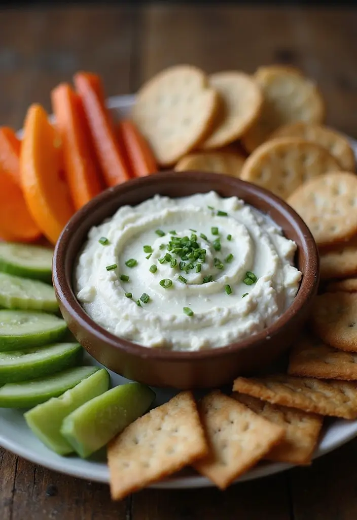 27 Easy 3 Ingredient Cheese Dip Recipes Ready Fast - 5. Blue Cheese and Cream Cheese Dip