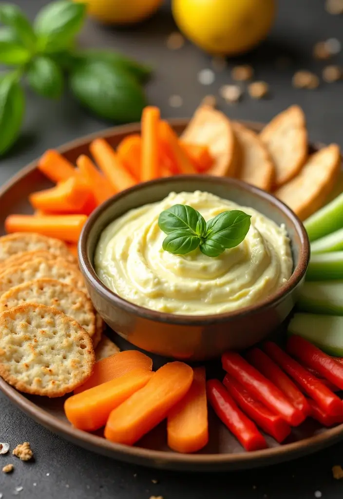 27 Easy Dip Recipes for New Year’s Eve Appetizers 25 27 Easy Dip Recipes for New Year’s Eve Appetizers - 25. Lemon Basil Dip