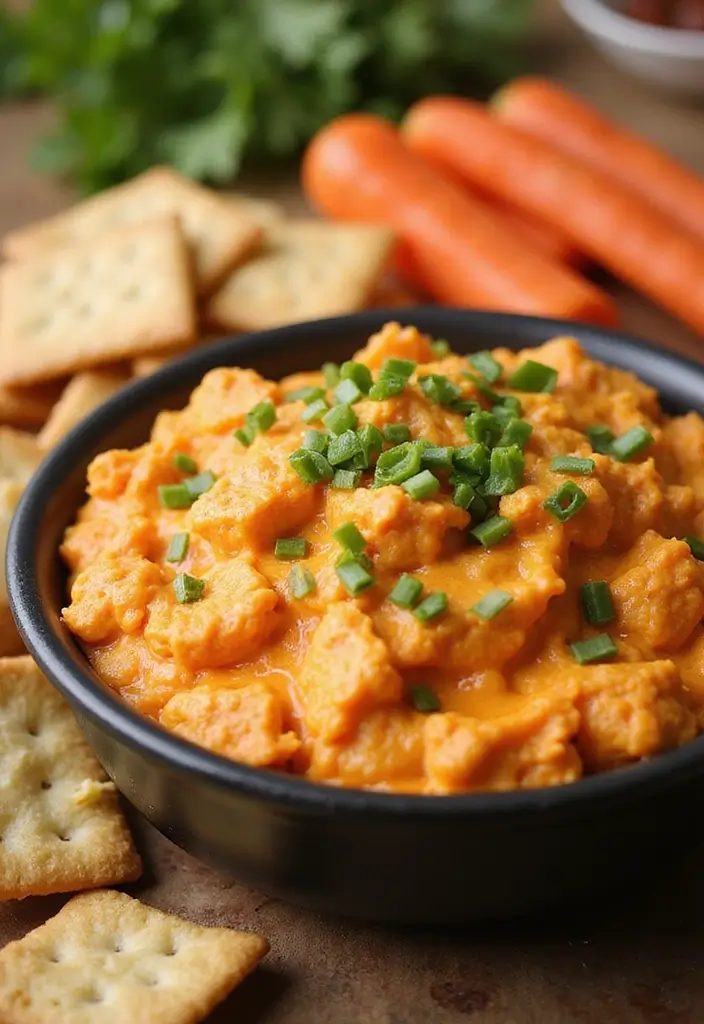 27 Gluten Free Mexican Dip Recipes Full of Flavor - 15. Buffalo Cauliflower Dip