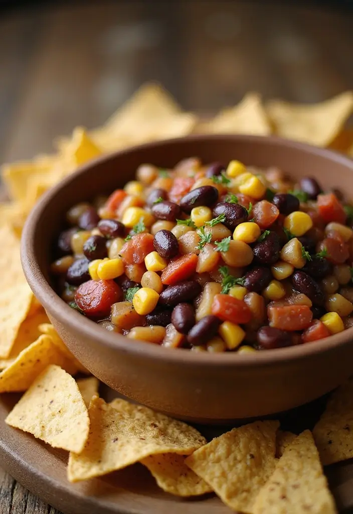 27 Gluten Free Mexican Dip Recipes Full of Flavor - 16. Three Bean Salsa