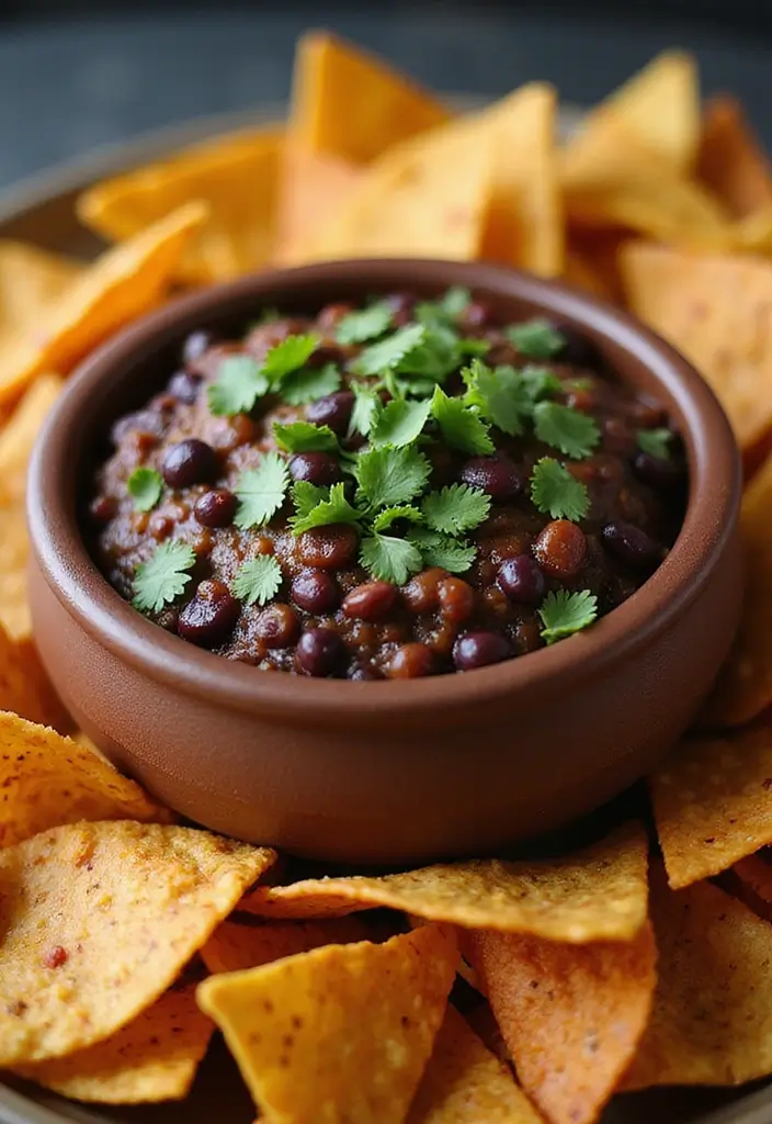 27 Gluten Free Mexican Dip Recipes Full of Flavor - 2. Spicy Black Bean Dip