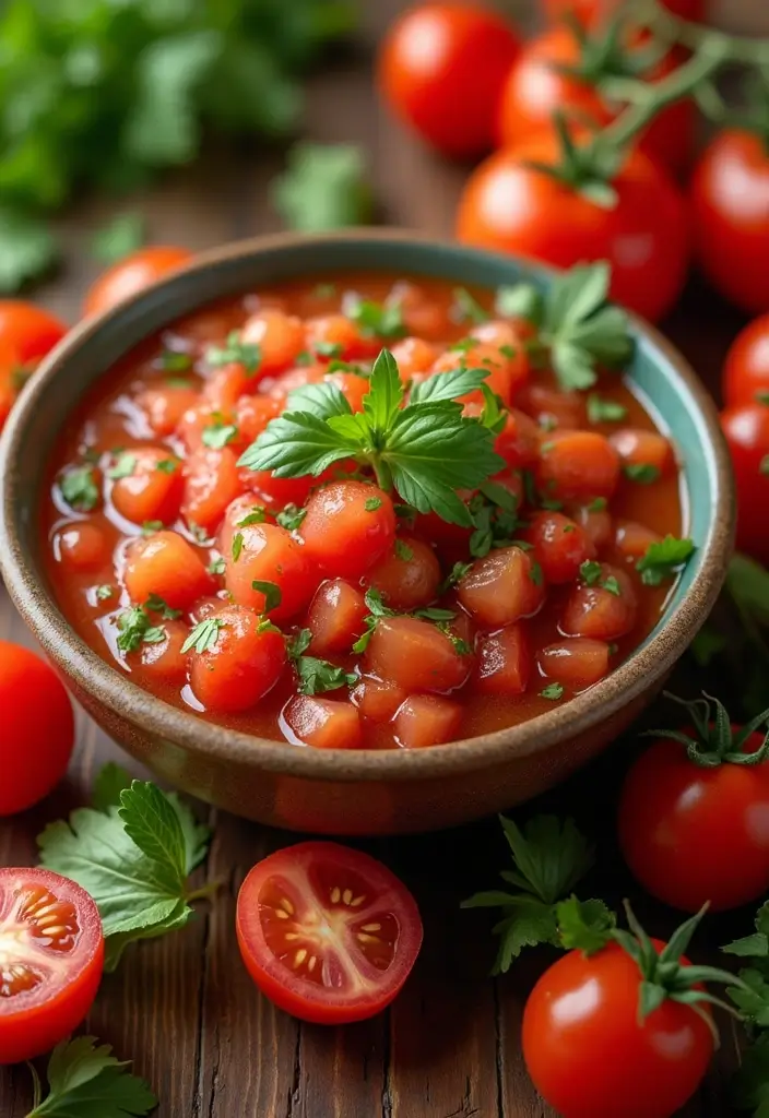 27 Gluten Free Mexican Dip Recipes Full of Flavor - 8. Chunky Tomato Salsa