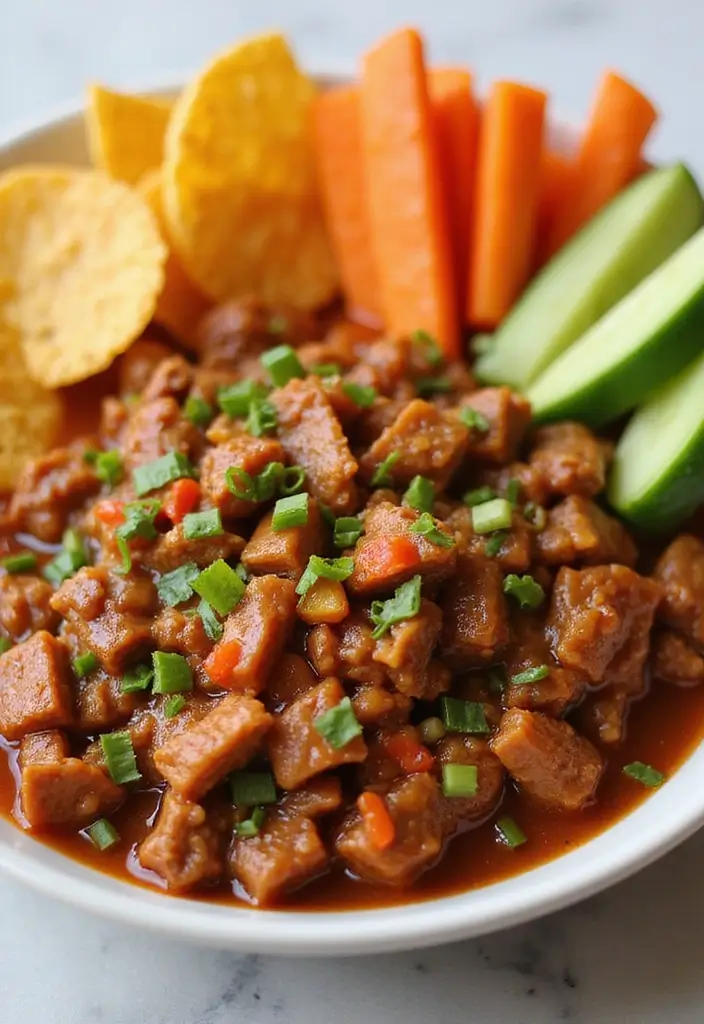 27 Ground Beef Dip Recipes That Feed a Hungry Crowd - 20. Sweet and Sour Beef Dip