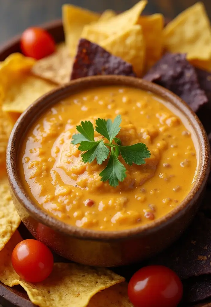 27 Ground Beef Dip Recipes That Feed a Hungry Crowd - 8. Beef Queso Dip