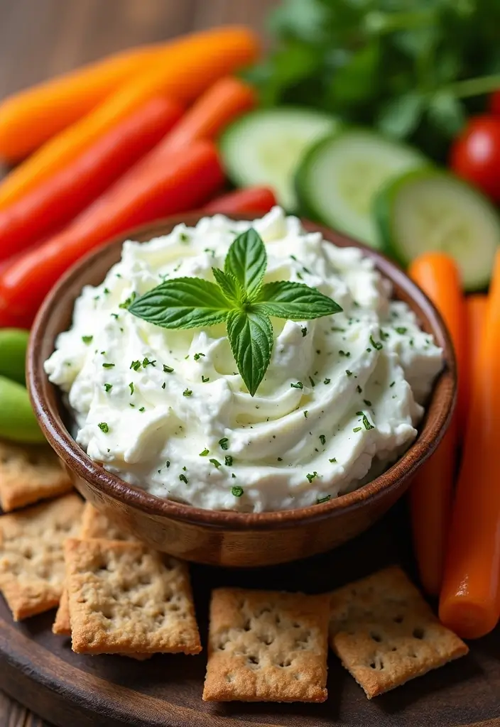 27 Healthy Cottage Cheese Dip Recipes Packed with Protein - 1. Classic Herb Cottage Cheese Dip