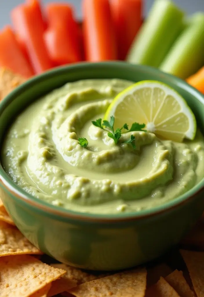 27 Healthy Cottage Cheese Dip Recipes Packed with Protein - 10. Avocado Cottage Cheese Dip