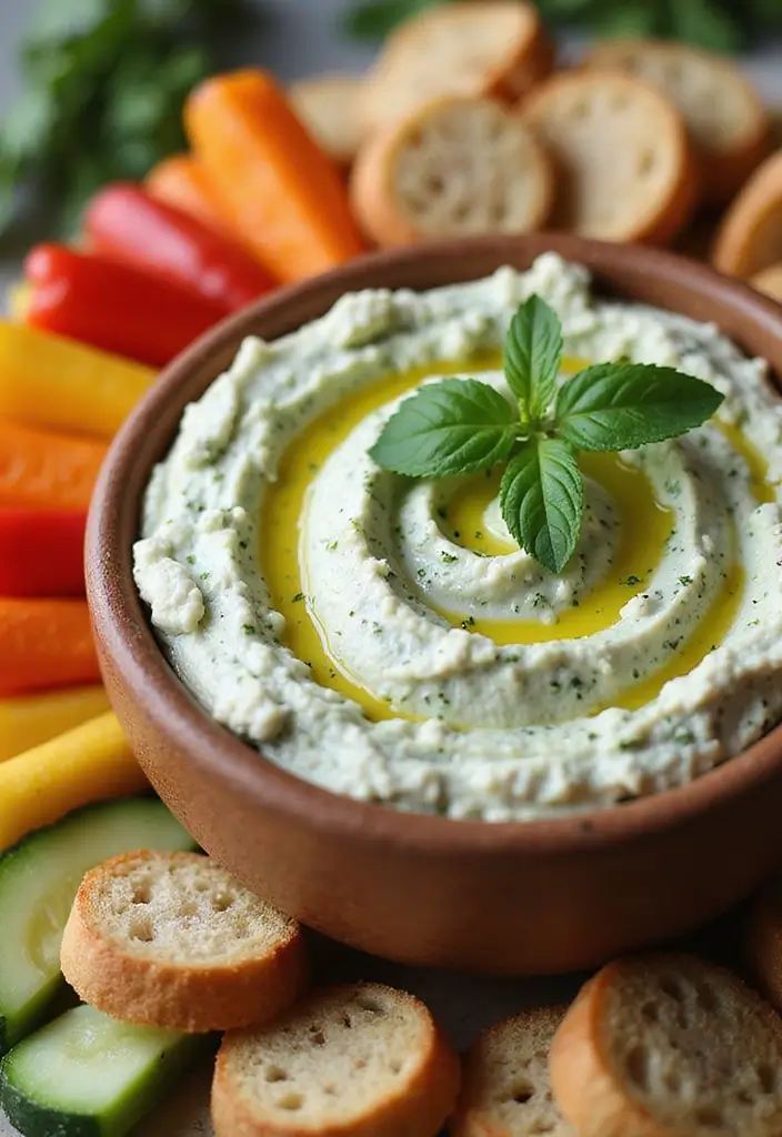 27 Healthy Cottage Cheese Dip Recipes Packed with Protein - 22. Pesto Cottage Cheese Dip