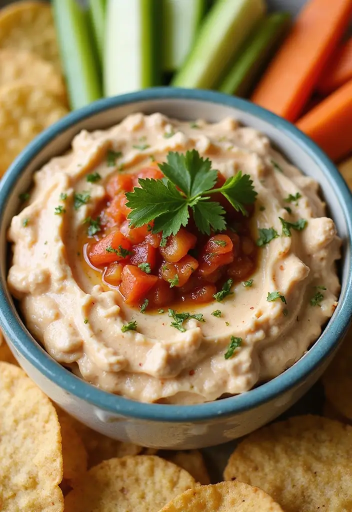 27 Healthy Cottage Cheese Dip Recipes Packed with Protein - 5. Zesty Salsa Cottage Cheese Dip