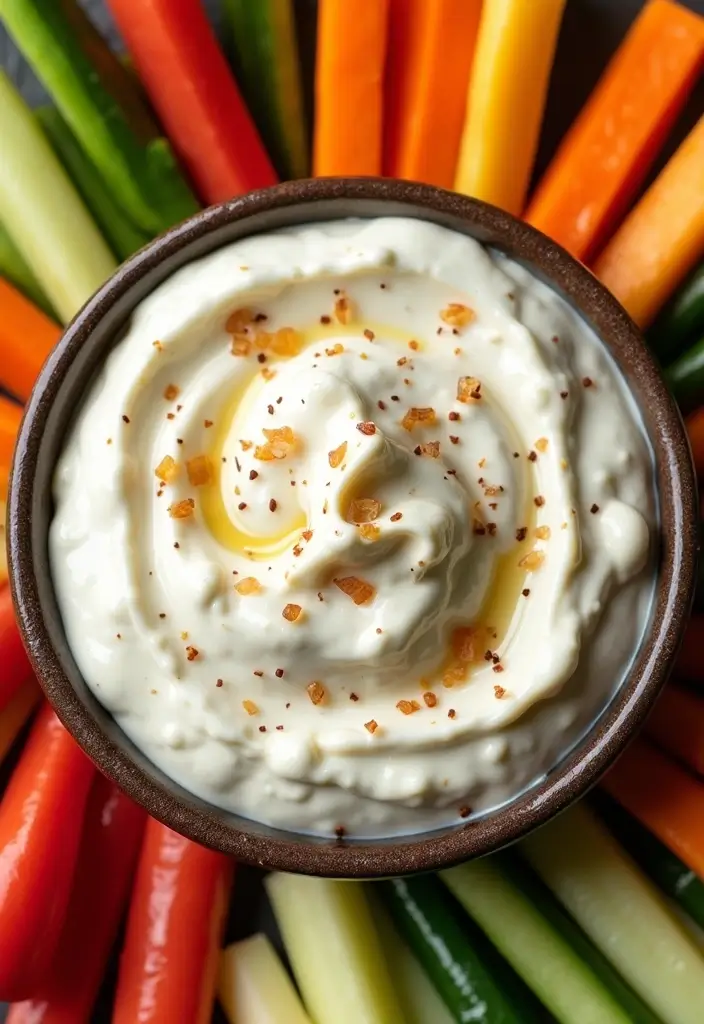 27 Low Calorie Veggie Dip Recipes for Healthy Snacking - 14. Caramelized Onion and Greek Yogurt Dip