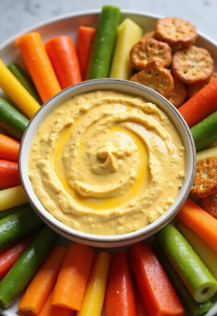 27 Low Calorie Veggie Dip Recipes for Healthy Snacking - 18. Maple Mustard Dip