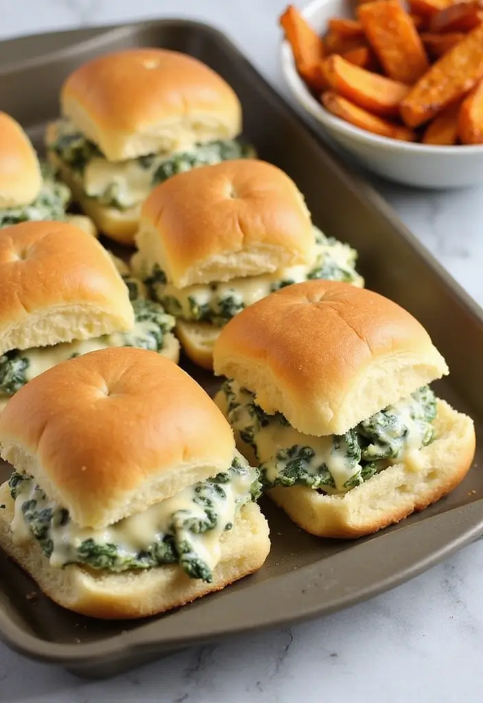 27 Trader Joe’s Spinach Artichoke Dip Recipes You’ll Crave - 13. Spinach Artichoke Dip Sliders