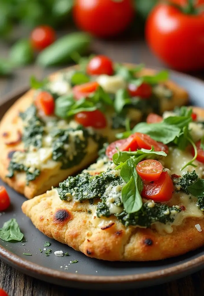 27 Trader Joe’s Spinach Artichoke Dip Recipes You’ll Crave - 5. Spinach Artichoke Flatbread