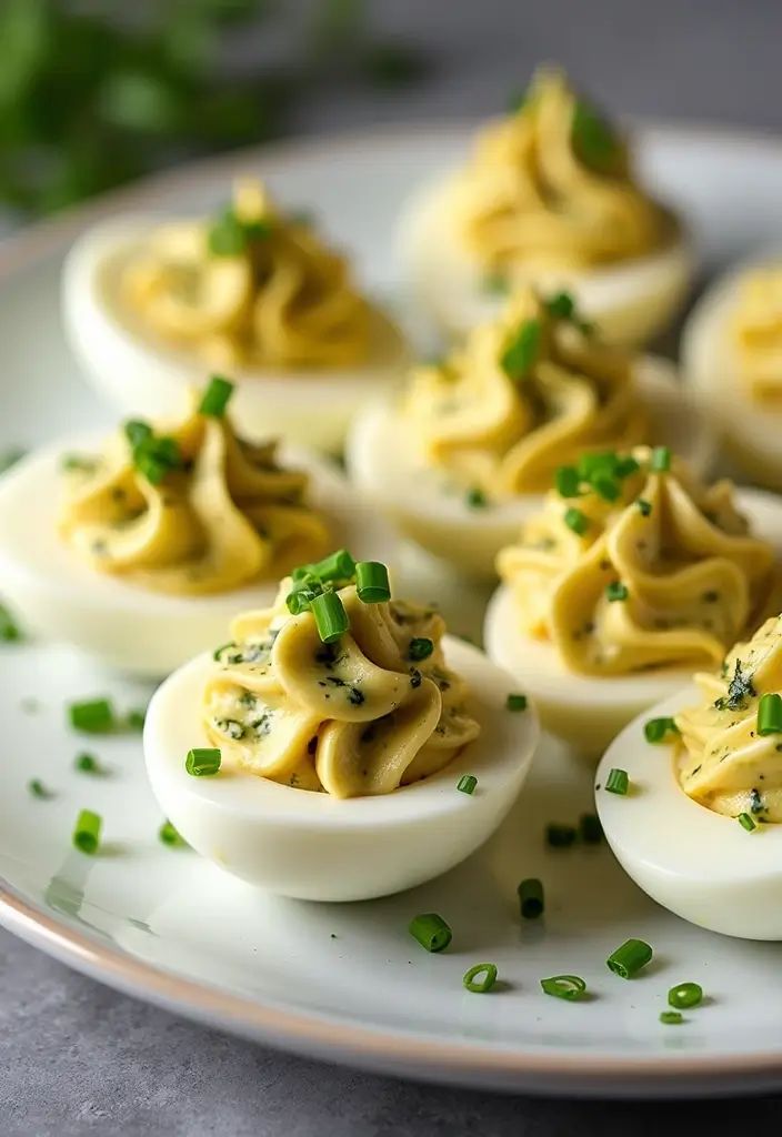 27 Trader Joe’s Spinach Artichoke Dip Recipes You’ll Crave - 6. Spinach Artichoke Dip Deviled Eggs