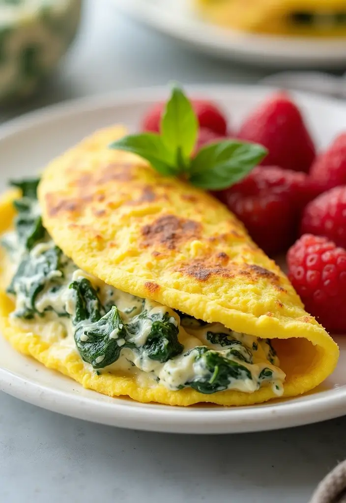 27 Trader Joe’s Spinach Artichoke Dip Recipes You’ll Crave - 8. Spinach Artichoke Dip Omelette