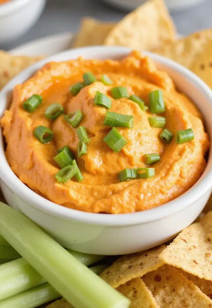 27 Whipped Cottage Cheese Dip Recipes for Healthy Bites - 14. Hot Buffalo Whipped Dip