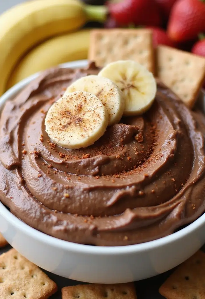 27 Whipped Cottage Cheese Dip Recipes for Healthy Bites - 19. Chocolate & Banana Whipped Dip