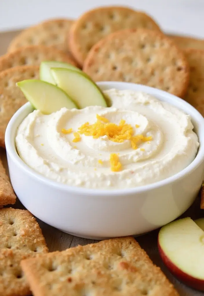 27 Whipped Cottage Cheese Dip Recipes for Healthy Bites - 22. Orange & Almond Dip