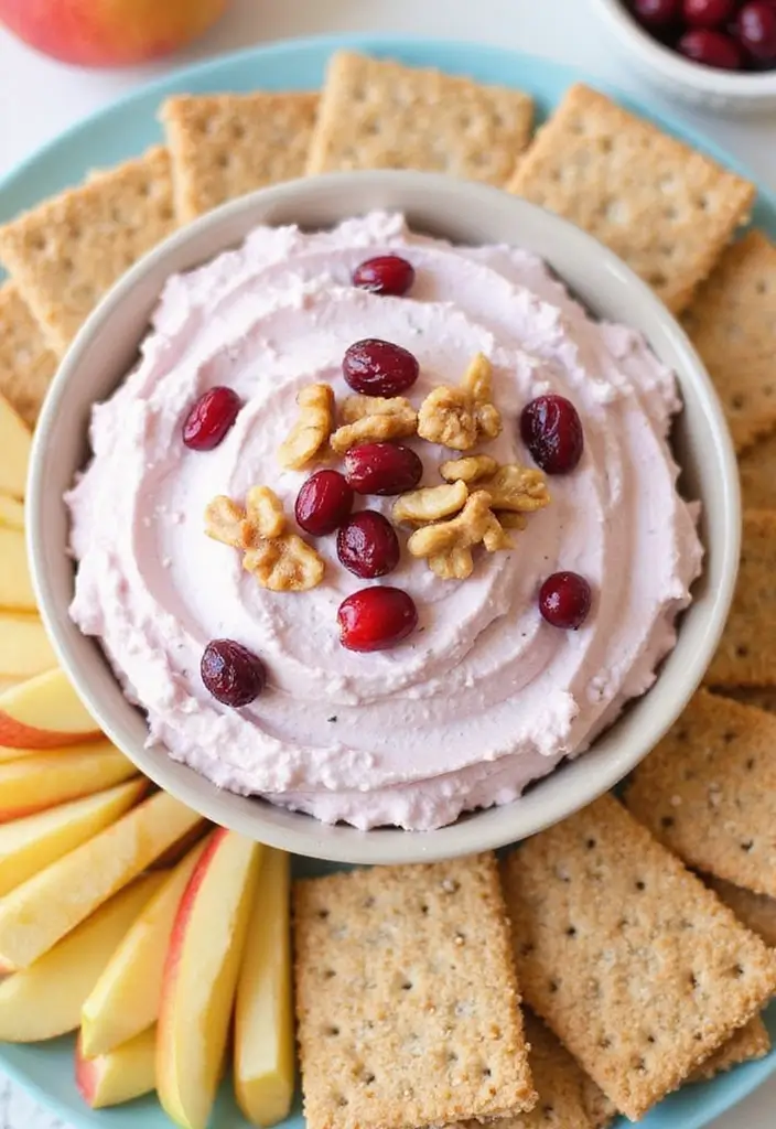 27 Whipped Cottage Cheese Dip Recipes for Healthy Bites - 25. Cranberry & Walnut Whipped Dip