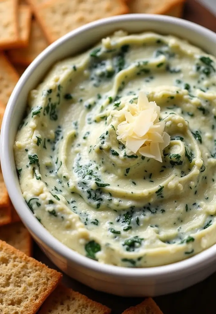27 Whipped Cottage Cheese Dip Recipes for Healthy Bites - 8. Spinach & Artichoke Whipped Dip