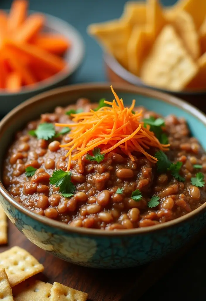 28 Beef and Bean Dip Recipes That Feed a Crowd - 16. Thai Beef and Bean Dip