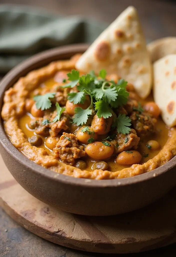 28 Beef and Bean Dip Recipes That Feed a Crowd - 18. Curry Beef and Bean Dip