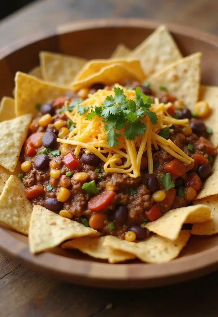 28 Beef and Bean Dip Recipes That Feed a Crowd - 4. Tex-Mex Beef and Bean Dip