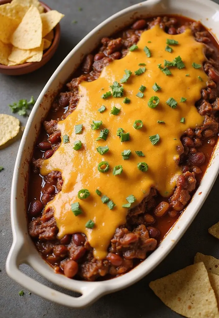 28 Beef and Bean Dip Recipes That Feed a Crowd - 9. Barbecue Beef and Bean Dip