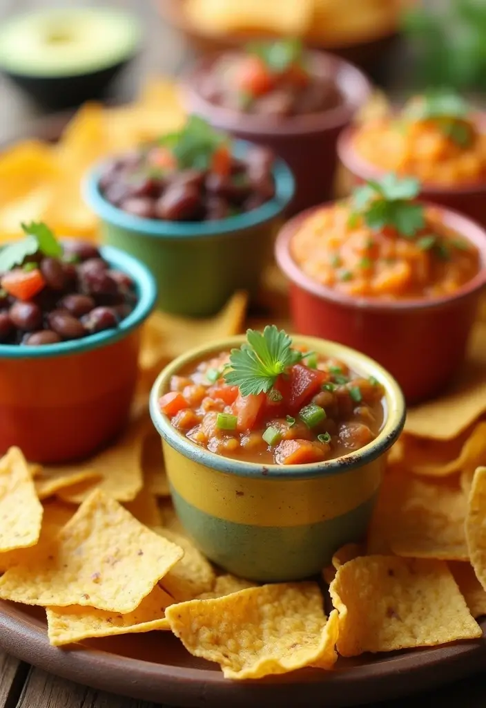 28 Classic 7 Layer Bean Dip Recipes for Any Occasion - 21. Mini Individual Bean Dips