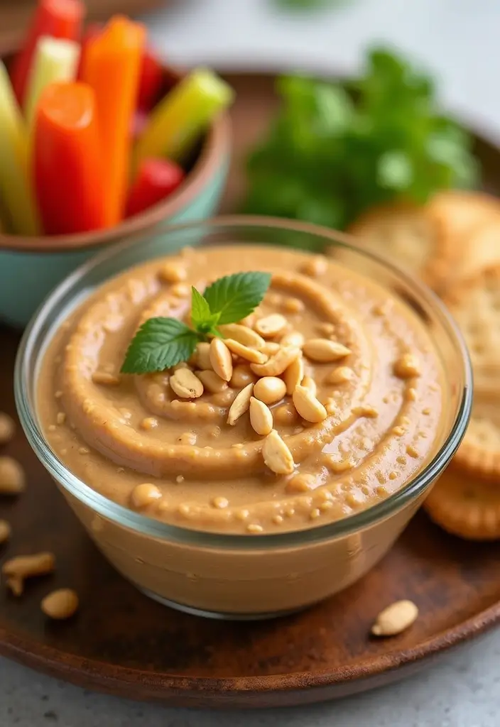 28 Classic 7 Layer Bean Dip Recipes for Any Occasion - 22. Thai Peanut Bean Dip