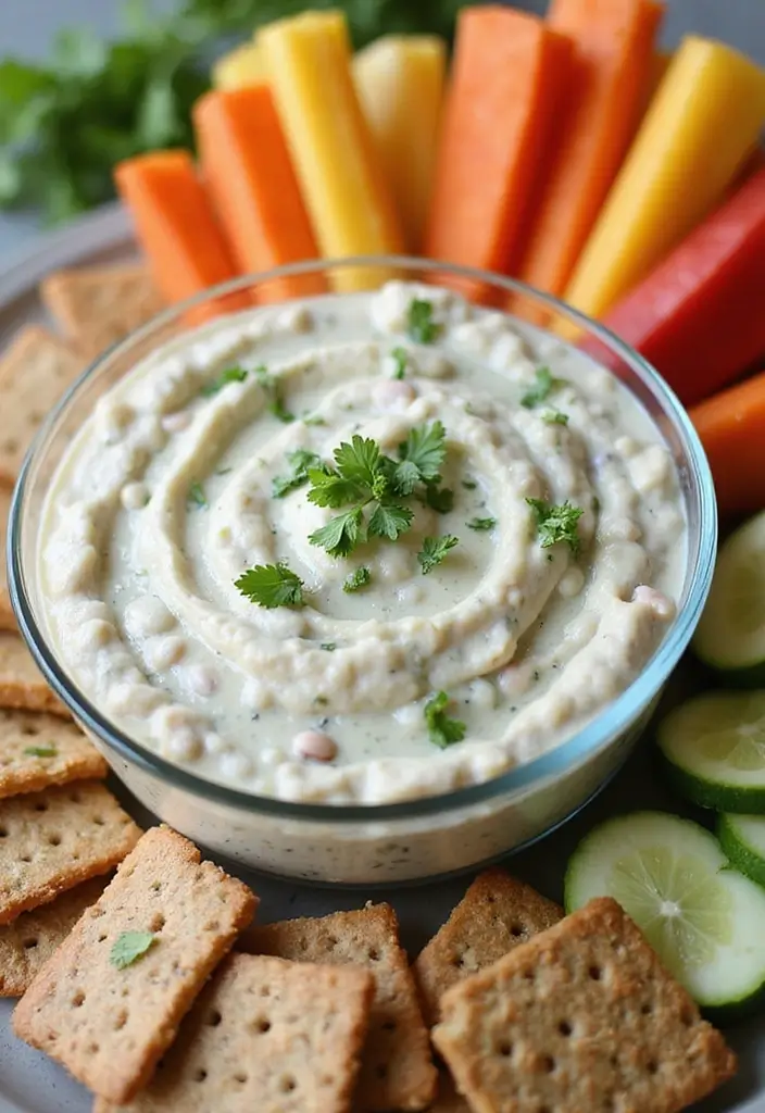 28 Classic 7 Layer Bean Dip Recipes for Any Occasion - 8. Fresh Herb and Lemon Bean Dip