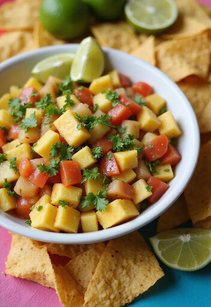 28 Cold Dip Recipes for Chips That Are Crowd Favorites - 21. Pineapple Salsa