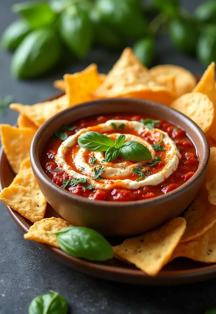 28 Cold Dip Recipes for Chips That Are Crowd Favorites - 25. Balsamic Tomato and Mozzarella Dip