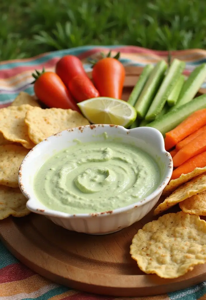 28 Cold Dip Recipes for Chips That Are Crowd Favorites - 5. Creamy Avocado Yogurt Dip