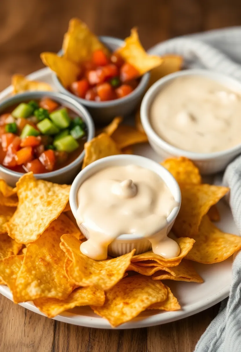 28 Creative Leftover Rotel Cheese Dip Recipes to Reuse Extras - 20. Rotel Cheese Dip Chips