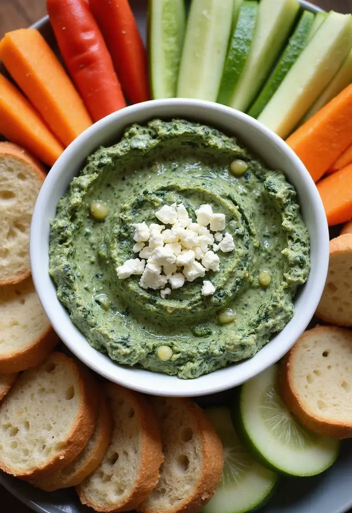 28 Easy Crock Pot Dip Recipes for Quick Entertaining - 10. Spinach Feta Dip