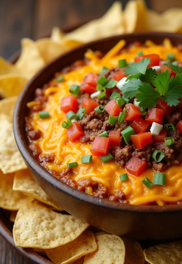 28 Easy Crock Pot Dip Recipes for Quick Entertaining - 14. Taco Dip
