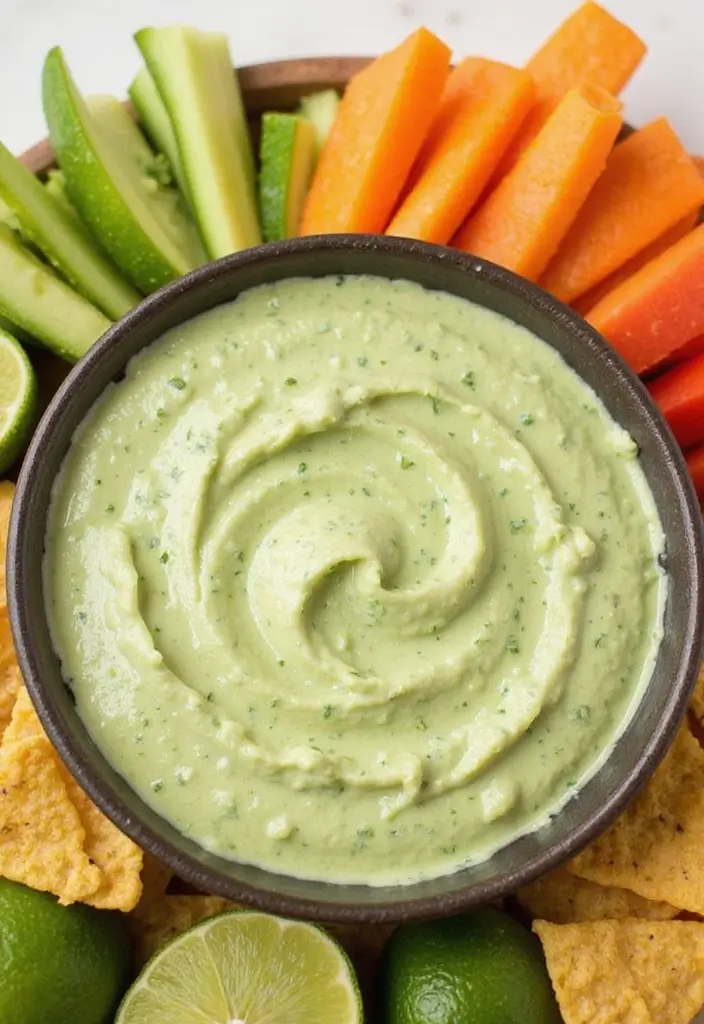 28 Easy Crock Pot Dip Recipes for Quick Entertaining - 15. Cilantro Lime Dip
